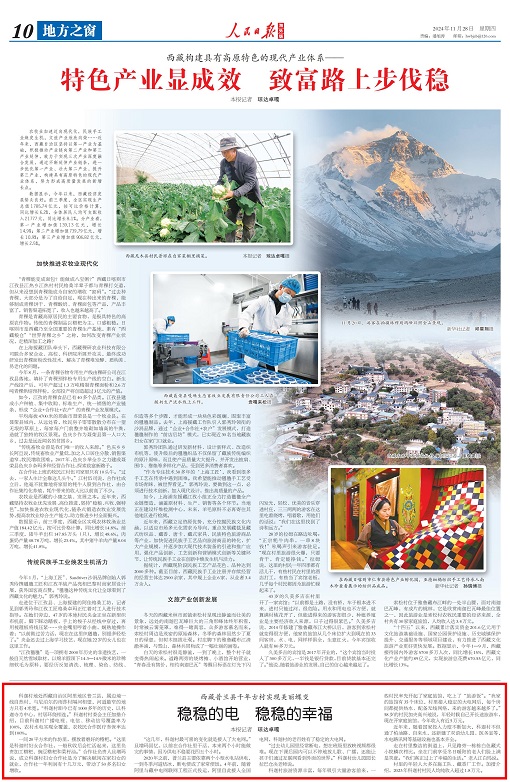【人民日报】稳稳的电 稳稳的幸福